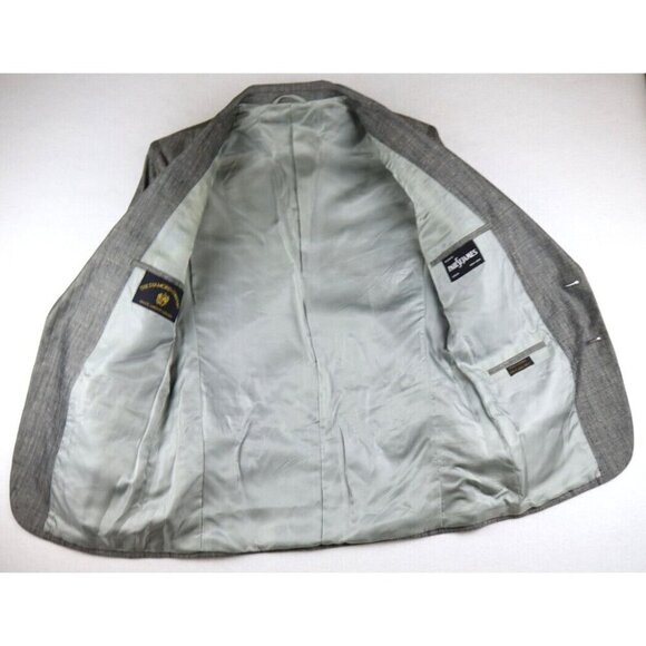 Paul St. James Men's Blazer Jacket Gray Two Button Size 39S - Picture 3 of 8
